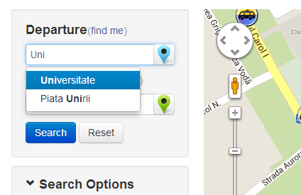 entering a station name